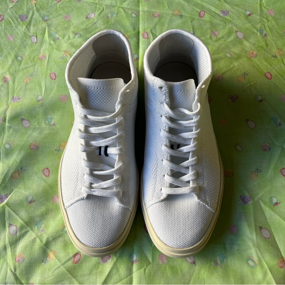 Rothy’s High Top Sneaker in Bright White size 7.5
